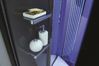 Душевая кабина Orans SR-89106S 89106B0LH 130 см профиль чёрный стекло прозрачное